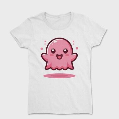 Bubbly Pink Ghost, Tricou Femei