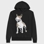 Bull Terrier Linear, Hanorac Oversize Barbati (Unisex)