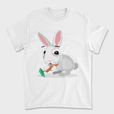 Bunny Carrot Feast, Tricou Barbati (Unisex)