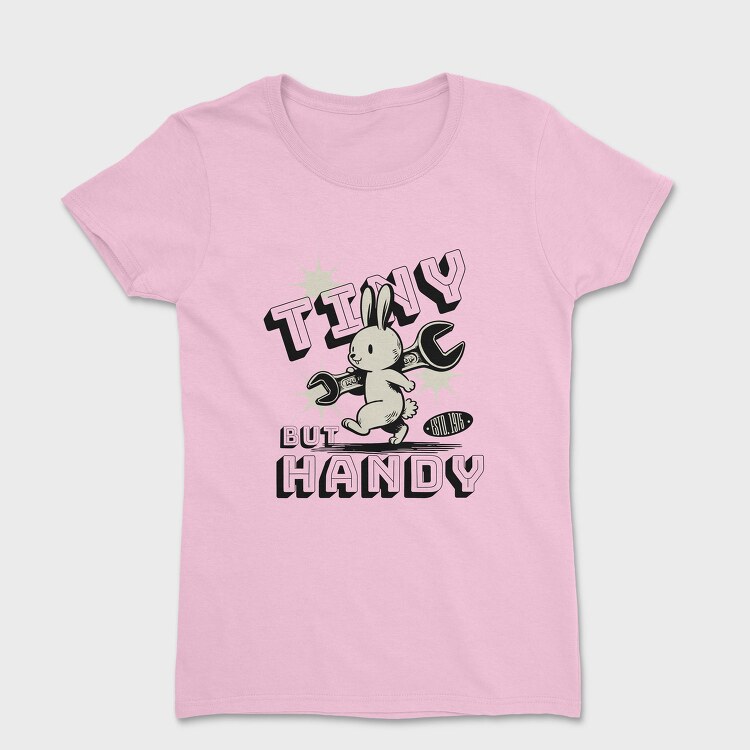 Bunny With Wrench Tiny Handy, Tricou Femei