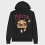 Burger Retro Eat Me, Hanorac Oversize Barbati (Unisex)