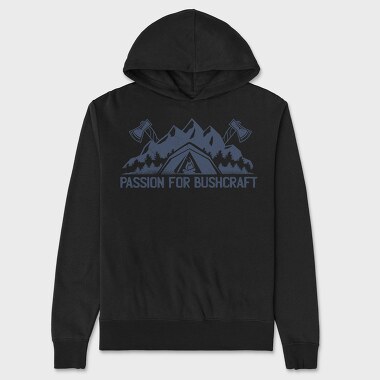 Bushcraft Passion For, Hanorac Oversize Barbati (Unisex)