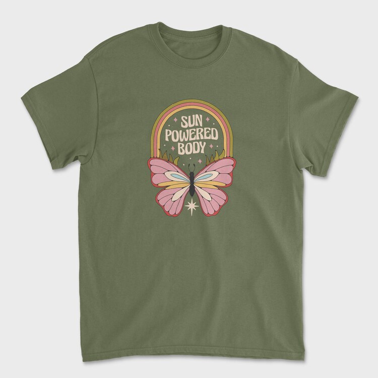Butterfly Hippie Collection Flower Power Nature, Tricou Barbati (Unisex)