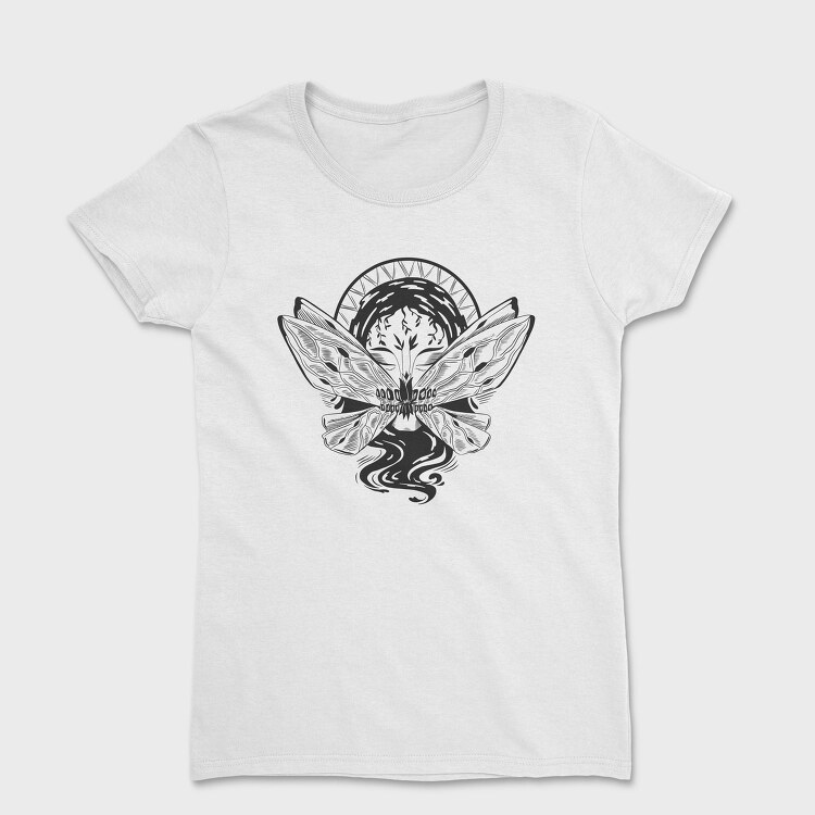 Butterfly Mouth Dark Nouveau Si, Tricou Femei