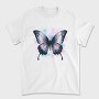 Butterfly Trans Flag, Tricou Barbati (Unisex)