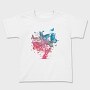 Butterfly Tree Colorful, Tricou Copii