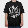 Mountain Biker, Tricou Oversize Barbati (Unisex)
