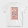 Cactus Plant Tarot Card, Tricou Barbati (Unisex)