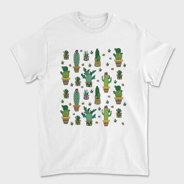 Cactus Plants 01, Tricou Barbati (Unisex)