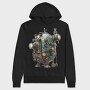 Steampunk Bubble Sub, Hanorac Oversize Barbati (Unisex)