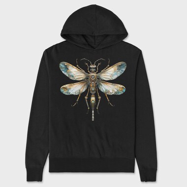 Steampunk Butterfly Wings, Hanorac Oversize Barbati (Unisex)