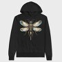 Steampunk Butterfly Wings, Hanorac Oversize Barbati (Unisex)