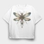 Steampunk Butterfly Wings, Tricou Oversize Barbati (Unisex)