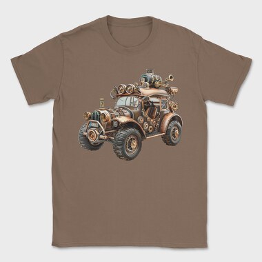 Steampunk Car Gear, Tricou Barbati (Unisex)