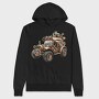 Steampunk Car Gear, Hanorac Oversize Barbati (Unisex)