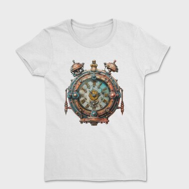 Steampunk Clock Gears, Tricou Femei