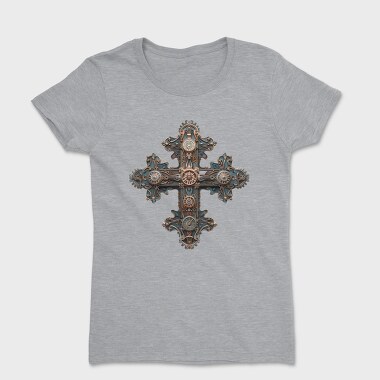 Steampunk Cross Gears, Tricou Femei