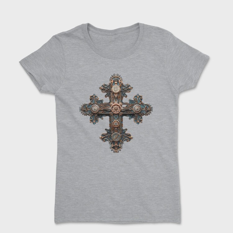 Steampunk Cross Gears, Tricou Femei