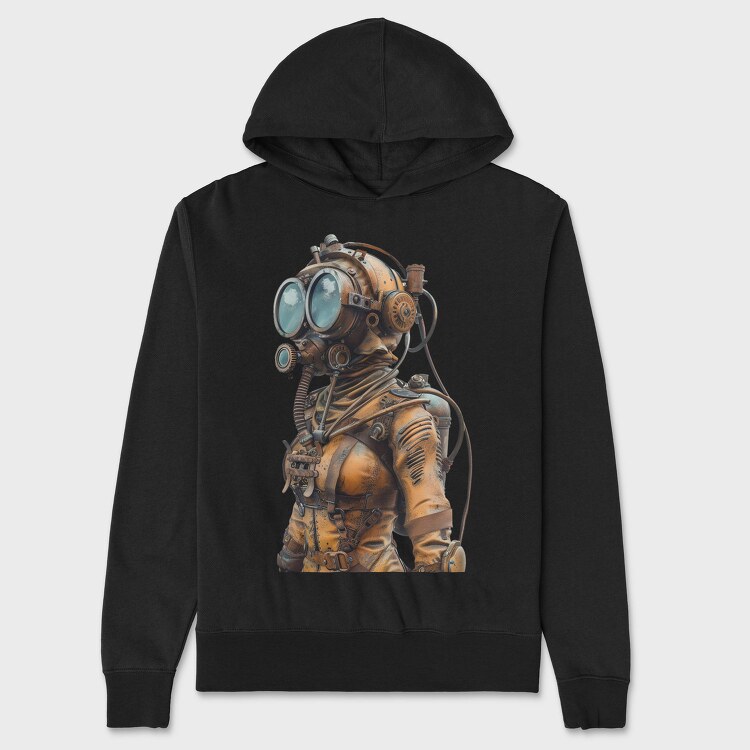 Steampunk Diver Gear, Hanorac Oversize Barbati (Unisex)
