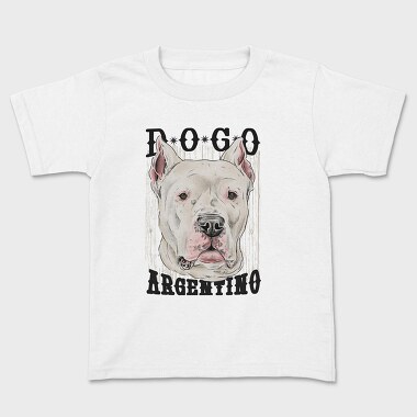 Dogo Argentino Dog Breed, Tricou Copii