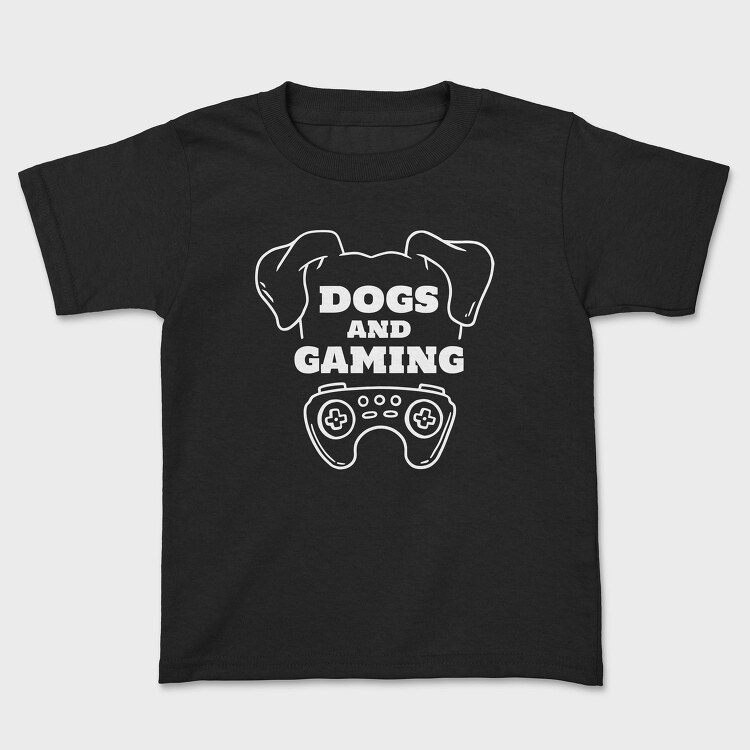 Dogs And Gaming, Tricou Copii