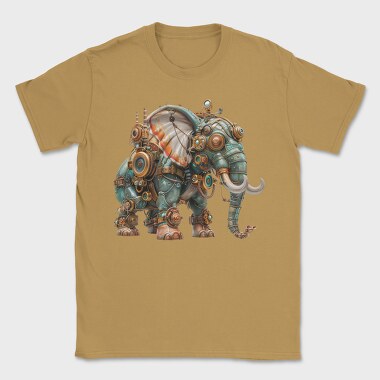 Steampunk Elephant Gears, Tricou Barbati (Unisex)