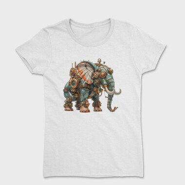 Steampunk Elephant Gears, Tricou Femei