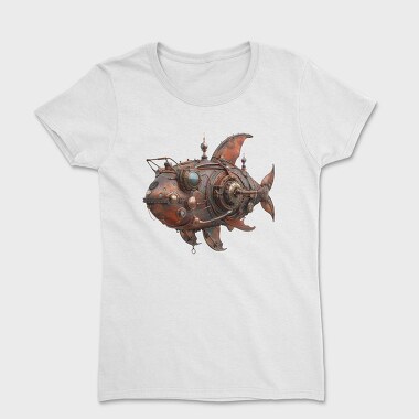 Steampunk Fish 07, Tricou Femei