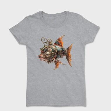 Steampunk Fish Mech, Tricou Femei