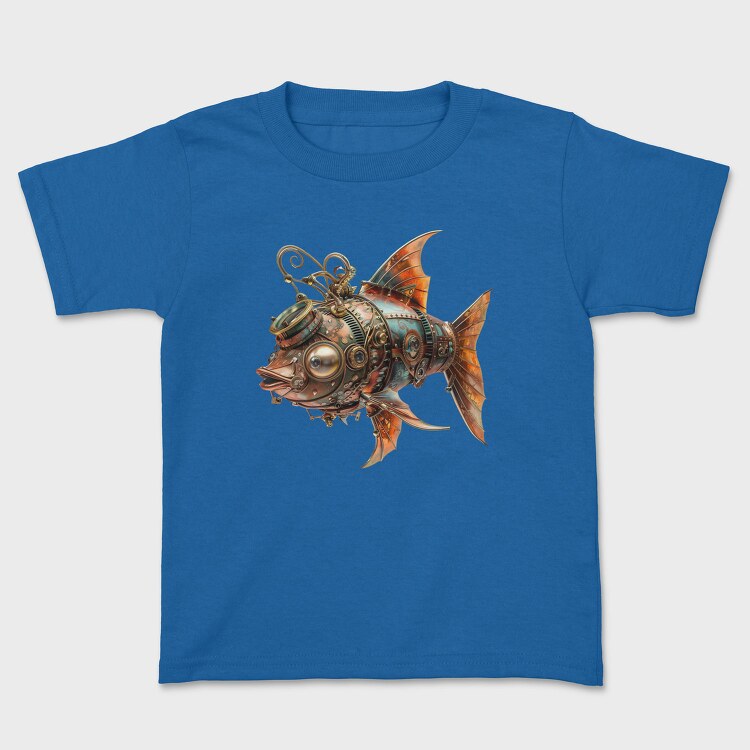 Steampunk Fish Mech, Tricou Copii