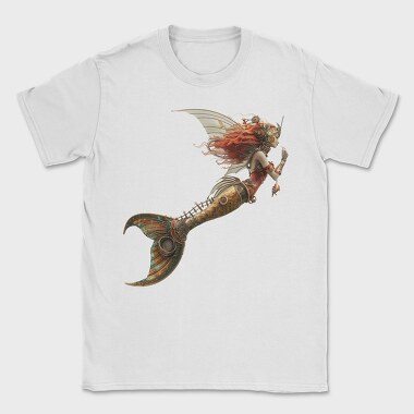 Steampunk Fish Tail, Tricou Barbati (Unisex)