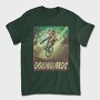 Downhill Biking Mountain Bike Downwards, Tricou Barbati (Unisex)