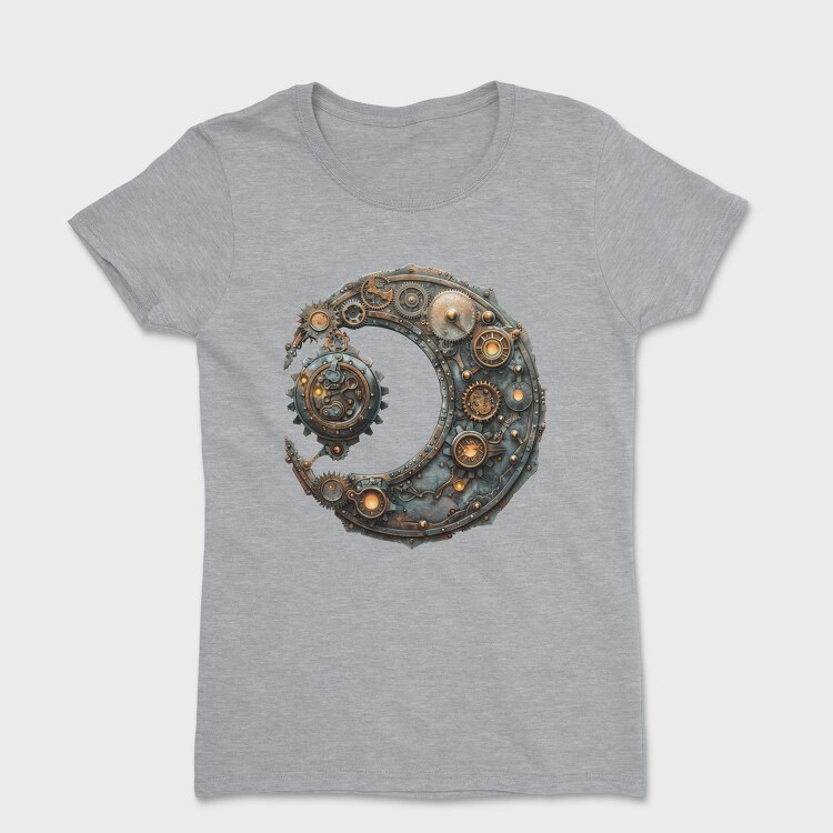 Steampunk Gears Cogwheel, Tricou Femei