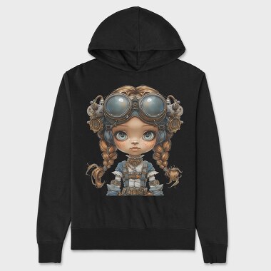 Steampunk Girl Gear, Hanorac Oversize Barbati (Unisex)