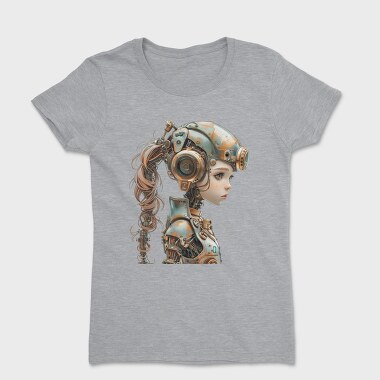 Steampunk Girl Gears, Tricou Femei