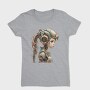 Steampunk Girl Gears, Tricou Femei