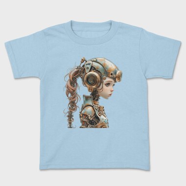 Steampunk Girl Gears, Tricou Copii
