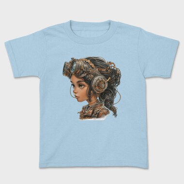 Steampunk Girl Goggles, Tricou Copii