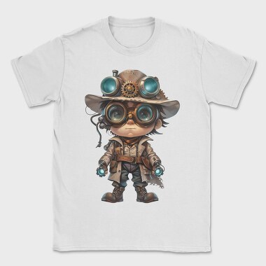 Steampunk Goggles Buster, Tricou Barbati (Unisex)
