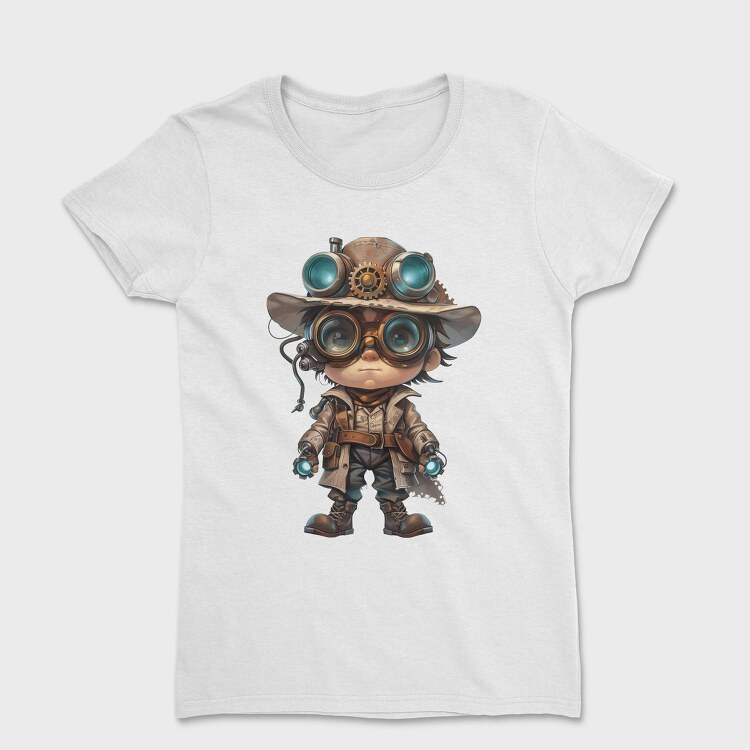 Steampunk Goggles Buster, Tricou Femei