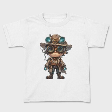 Steampunk Goggles Buster, Tricou Copii