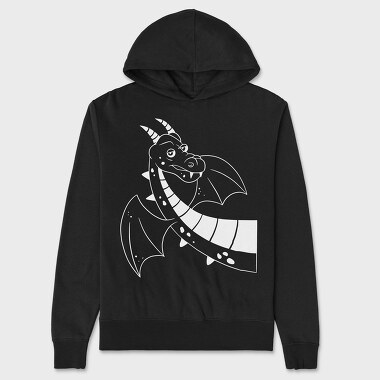 Dragon Fantasy Head, Hanorac Oversize Barbati (Unisex)