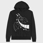 Dragon Fantasy Head, Hanorac Oversize Barbati (Unisex)