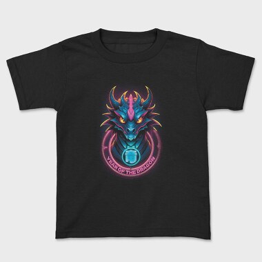 Dragon Neon New Year, Tricou Copii