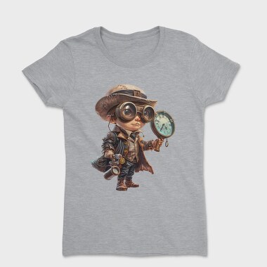 Steampunk Goggles Hat, Tricou Femei