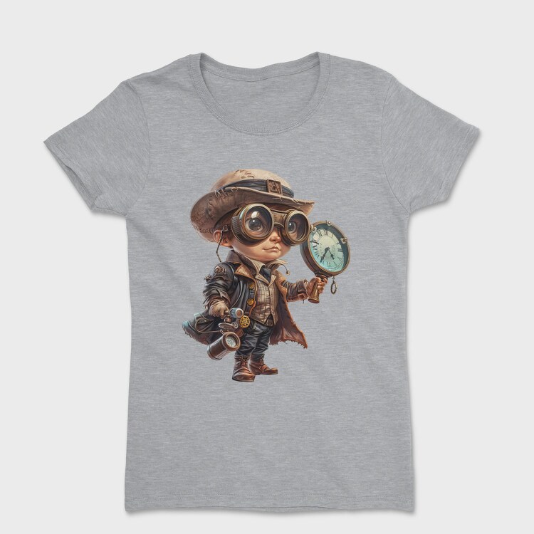 Steampunk Goggles Hat, Tricou Femei