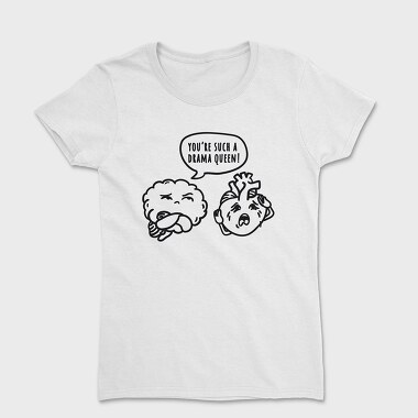 Drama Queen Brain Nc, Tricou Femei