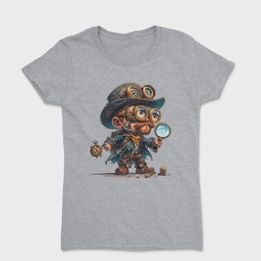Steampunk Goggles Jacket, Tricou Femei