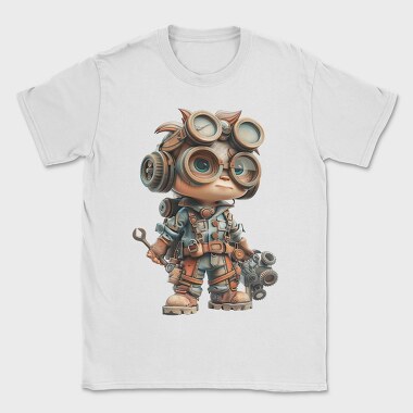 Steampunk Goggles Kid, Tricou Barbati (Unisex)