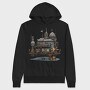 Steampunk Island Submersible, Hanorac Oversize Barbati (Unisex)